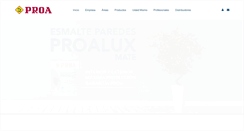 Desktop Screenshot of pinturasproa.com